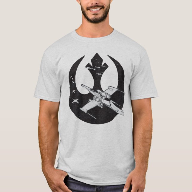 Alliance Starbird | X-Wing & Y-Wing Concept Art T-Shirt (Front)