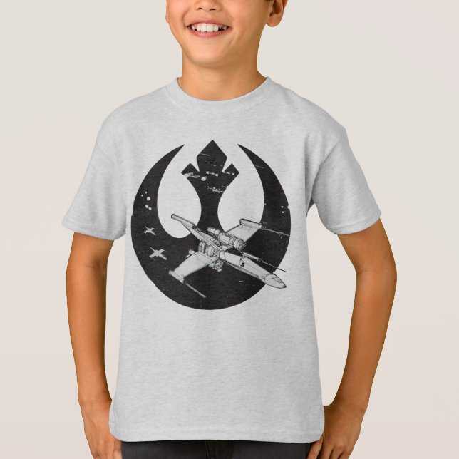 Alliance Starbird | X-Wing & Y-Wing Concept Art T-Shirt (Front)