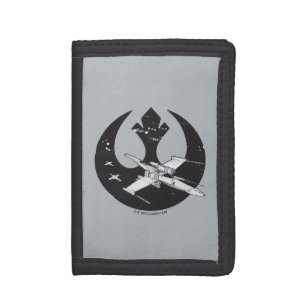 Alliance Starbird   X-Wing & Y-Wing Concept Art Tri-fold Wallet
