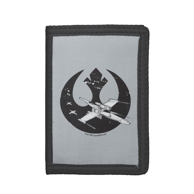 Alliance Starbird | X-Wing & Y-Wing Concept Art Trifold Wallet (Front Vertical)