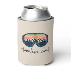 ALLIE Pink Mountain Vibes Ski Bachelorette Group Can Cooler