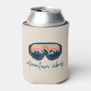 ALLIE Pink Mountain Vibes Ski Bachelorette Group Can Cooler