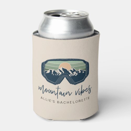 ALLIE Sage Mountain Vibes Ski Bachelorette Group Can Cooler