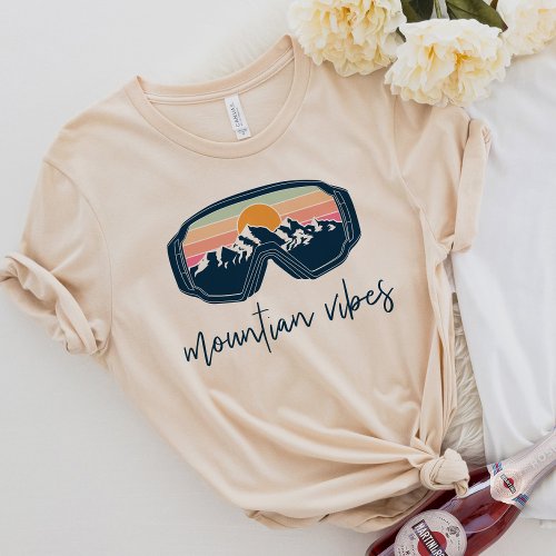 ALLIE Ski Snowboarding Mountain Vibes Bachelorette T_Shirt