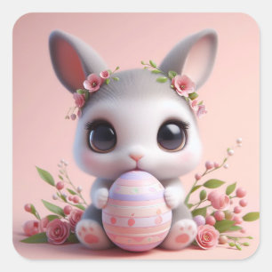 Allie Square Sticker