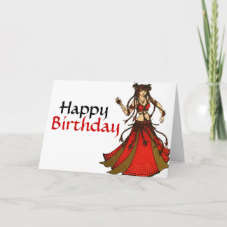 Alliecat Tribal belly Dancer Card