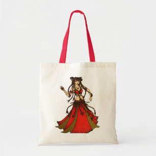 Alliecat Tribal belly Dancer Tote Bag