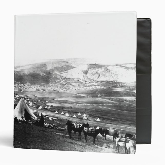 Allied Encampment, Crimea, c.1855 Binder (Front/Inside)