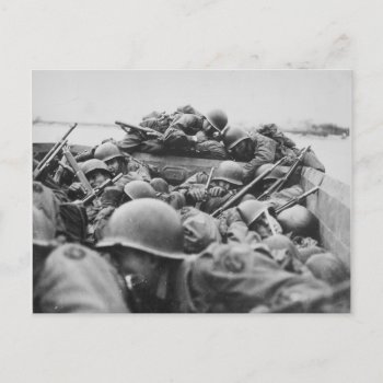 Allied World War Ii Soldiers Crossing The Rhine Postcard by EnhancedImages at Zazzle