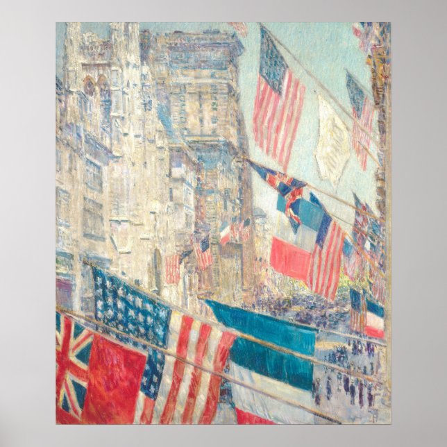 Allies Day - Childe Hassam Fine Art Poster (Front)