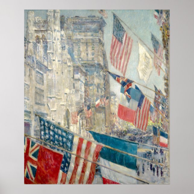 Allies Day - Frederick Hassam | Impressionism Poster (Front)