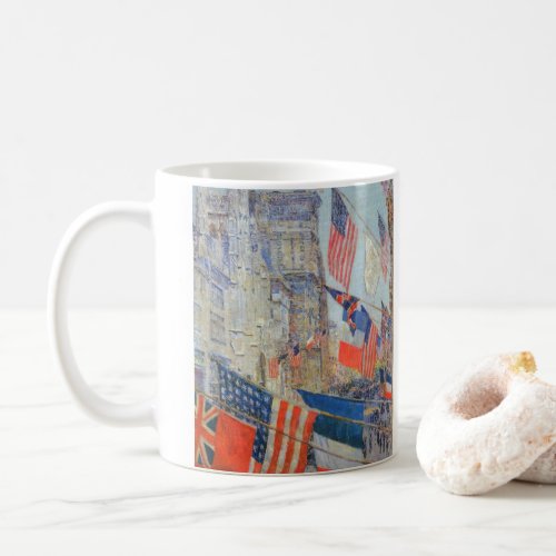 Allies Day May 1917 by Childe Hassam Vintage Art Coffee Mug