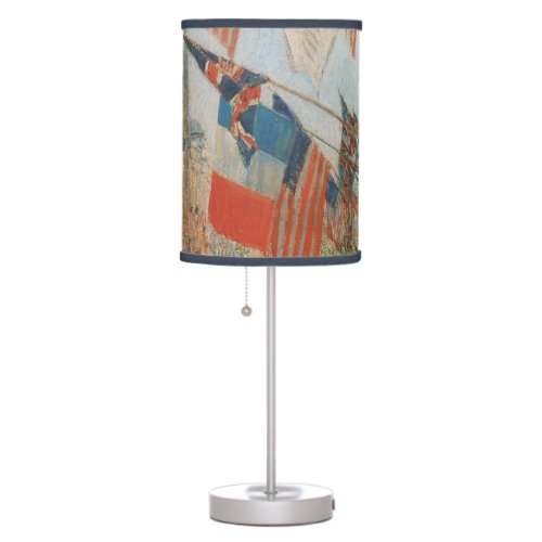 Allies Day May 1917 by Childe Hassam Vintage Art Table Lamp