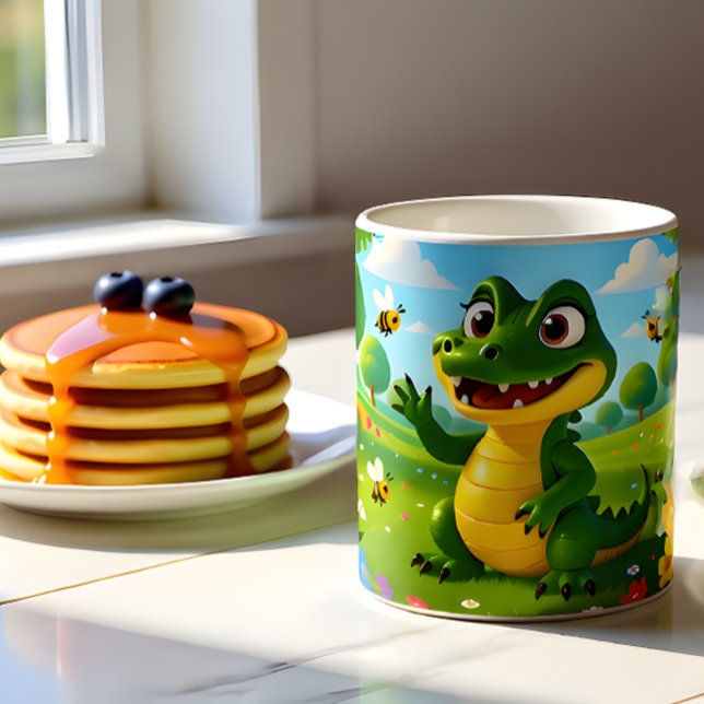 Alligator Andy Mug  (Alligator Andy Mug  - Start your day with a smile.)
