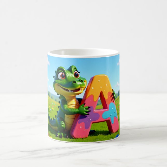 Alligator Andy Mug – A – Alphabet  (Center)