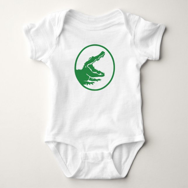 Alligator baby bodysuit T-shirt (Front)