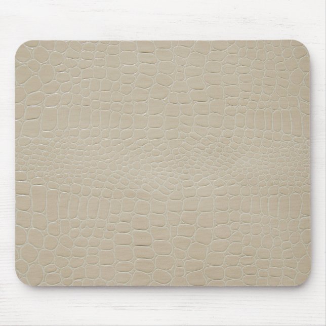 Alligator Beige Mouse Pad (Front)