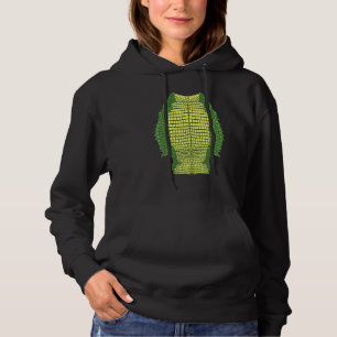 Alligator Belly Crocodile Halloween Costume Hoodie