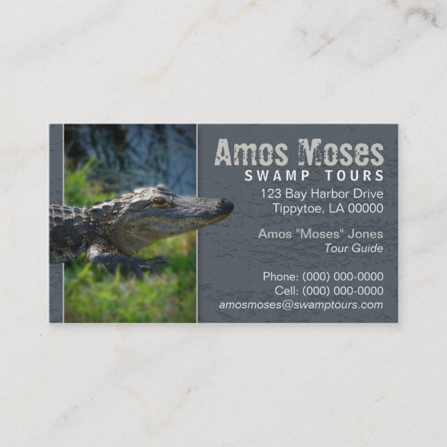 Alligator Business Card (Front)