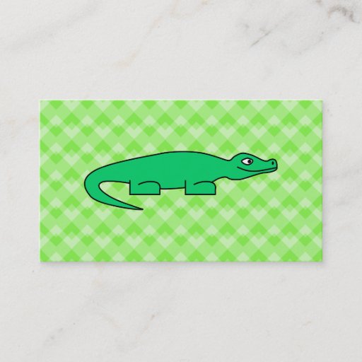 Customizable Alligator. Business Card