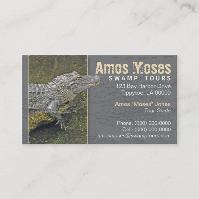 Alligator Business Card (Front)