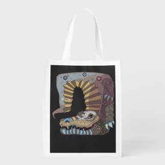 Alligator By'Chu (Bite You) Grocery Bag