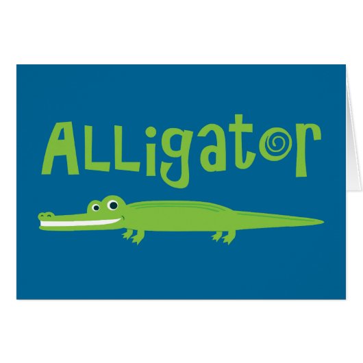 Alligator Cards (Front Horizontal)