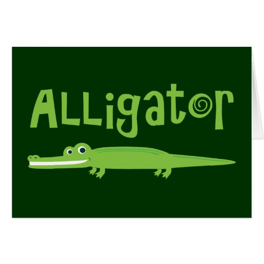 Alligator Cards (Front Horizontal)