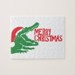 Alligator christmas puzzle<br><div class="desc">Alligator design</div>