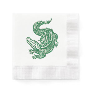 alligator cocktail napkins