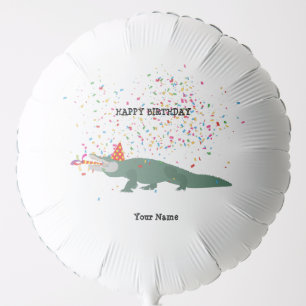 Alligator Crocodile - Animals Having a Party  Balloon