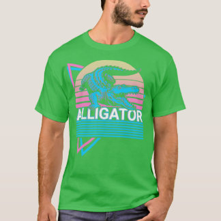 Alligator Crocodile Gator Retro Gift T-Shirt