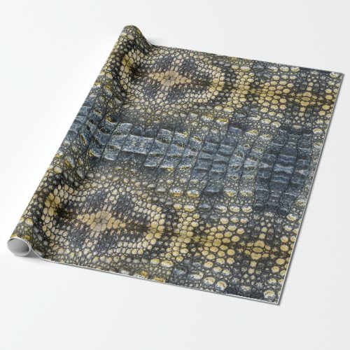 Alligator Crocodile Reptile Pattern Skin Wrapping Paper