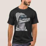Alligator Crocodile Sunglasses Retro Vintage Chill T-Shirt
