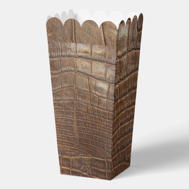 Alligator Crocodile Wild Exotic Animal print Favor Boxes (Front)