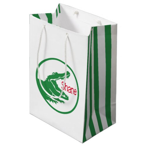 Alligator custom gift bag