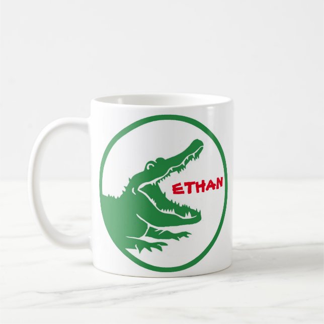Alligator custom mug (Left)