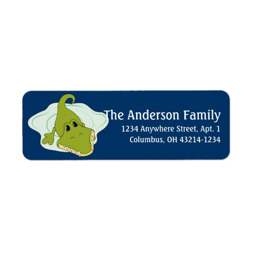 Alligator d3 Animal Return Address Labels