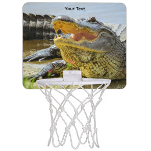 Alligator. Face to face Mini Basketball Hoop