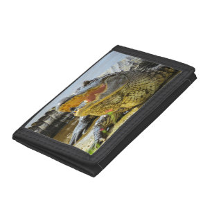 Alligator. Face to face Tri-fold Wallet