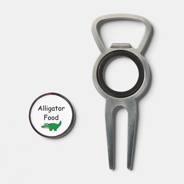 Alligator Food Divot Tool (Front (Open))