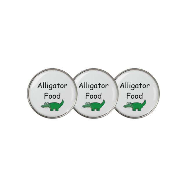 Alligator Food Golf Ball Marker (3 Up)