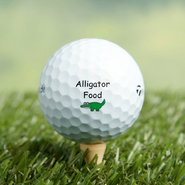 Alligator Food Taylor Made Golf Balls (Insitu Tee)