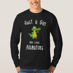Alligator For Girls Womens Alligator T-Shirt