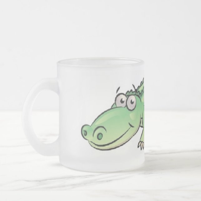 Alligator Frosted Mug (Left)