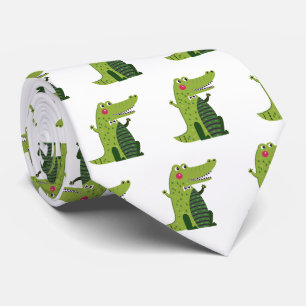 Alligator Funny Neck Tie