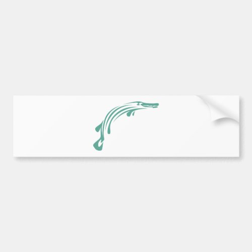 Alligator Gar Fish Bumper Sticker