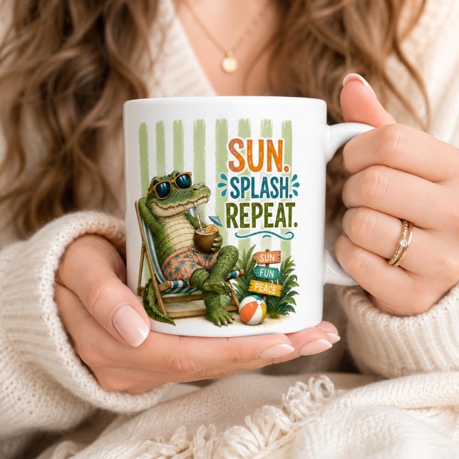 Alligator  giant coffee mug (Creator Uploaded)