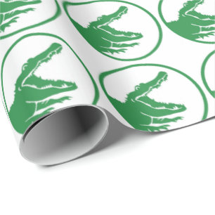 Alligator gift wrap