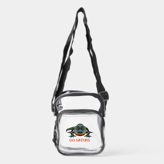 Alligator - Go Gators Clear Crossbody Bag (Front)